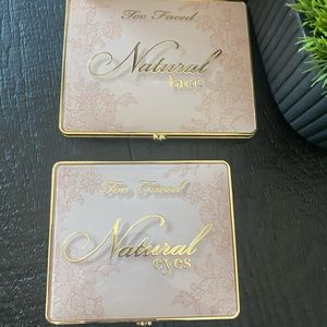 Too faced natural face and eyes palettes